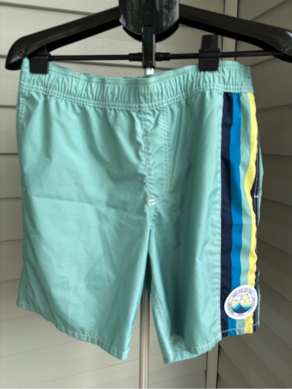 Vans Off The Wall Men’s Medium Aqua Board Shorts Swim Trunks